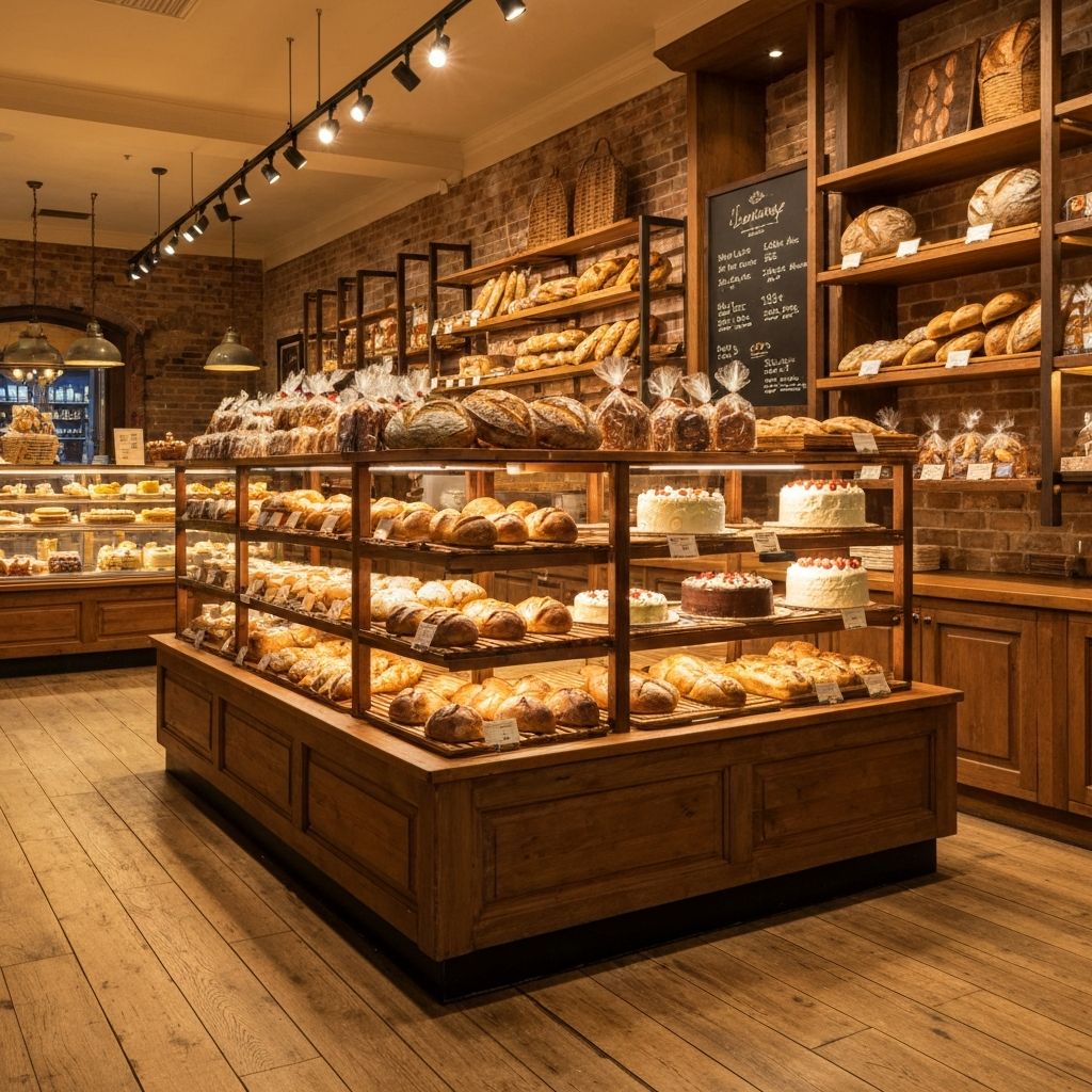 Bakery interior - Warm artisan space